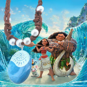 Kalung Moana Batu Biru Anak Moana Necklace The Heart Of Te Fiti Disney