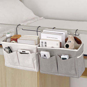 ชั้นวางของข้างเตียงแบบแขวนสำหรับหอพักนักเรียน ชั้นวางของบนเตียงแบบทันสมัย เครื่องมือจัดระเบียบพื้นที่สำหรับหอพักนักเรียน