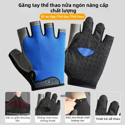 Găng Tay Đạp Xe Không Trượt Chống Sốc Thoáng Khí