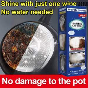 BUBBLE COOKWARE CLEANER pembersih kuali kotor kuning hitam pengilat kuali stain remover spray