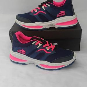 SNEAKERS GUMERS NAVY PINK RINGAN DAN LENTURSEPATU WANITA KERJAOLAHRAGA SANTAI RUNNING JOGING