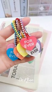 พวงกุญแจ หัวใจ โซ่ ไข่ปลา แอร์พอต ของขวัญ airpod keychain ห้อยกระเป๋า หูฟัง มือถือ (06KC011)