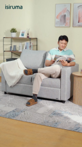 Sofa Minimalis 2 Dudukan HANS Sofa 2 Seater With Storage - ISIRUMA