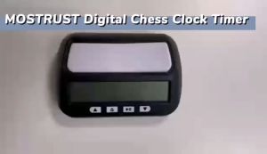 YS Chess Clock Timer Layar Besar/ Jam Catur Turnamen Permainan Catur Multi Fungsi / Dengan Baterai Dan Kotak Yang Bagus