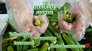 กระเจี๊ยบ อบกรอบ ผลิตสดใหม่ กรอบ อร่อย