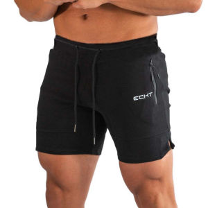 2024 New Sports Shorts Men Beaching Shorts Zip Pocket Trousers Bodybuilding Sweatpants Fitness Jogger Running Gyms Men Shorts