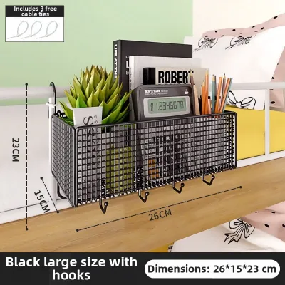 Hanging Storage Basket Bedside Shelf