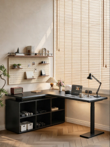 SUMUYUAN | Adjustable Height Ergonomic Corner Desk