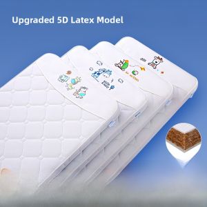 Baby Latex Mattress Childrens Special Coconut Fiber Pad Newborn Kindergarten Hard Small Quilt Suitable for All Ages