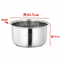 Stainless Steel 304 Non-Coating Inner Pot. 