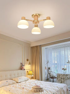 DGY | Bedroom Ceiling Light Japanese Log Style
