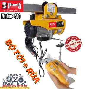 Bộ rùa tời điện lắp điều khiển từ xa 500kg - Bh 12 tháng