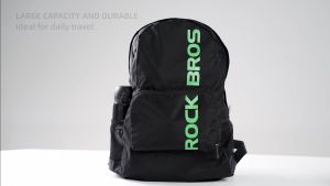 ROCKBROS Foldable Backpack: Lightweight & Reflective Camping Gear