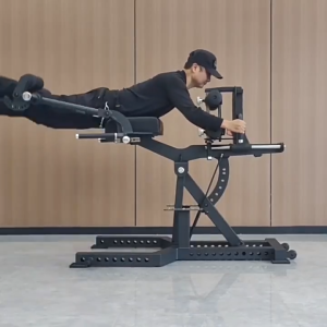 Combo Trainer GHD Reverse Hyperextension Roman Chair Nordic Bench Hamstring Abs Lower Back Hip Abductor