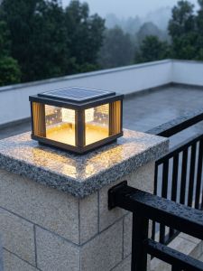 VINCAN | Solar Powered Outdoor Pillar Lights for Gate and Fence