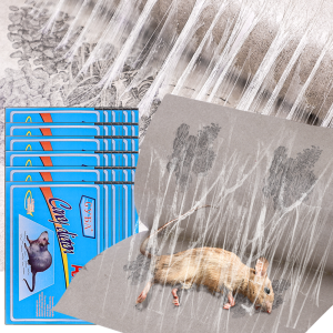 5pcs Large Mouse Glue Traps with Enhanced Stickiness Glue Traps / Rat Rodent Cockroach and Other Household Traps / Sticky Pad Board for House Indoor Outdoor