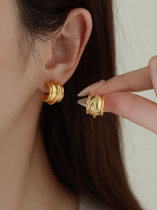 Metal C- Shaped Simple Bracelet Earrings Earrings 2024 New Arrival Best Selling Unique Earrings Accessible Luxury Fancy Simple Stud Earrings Women