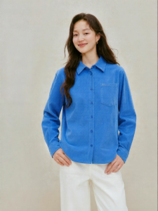 INMAN | Xinjiang Cotton Corduroy Embroidered Womens Shirt