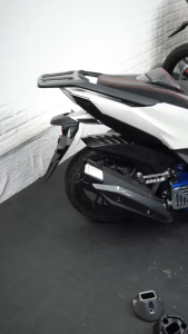 Honda Click 125i 150i v3 End Muffler Tip Cover ABS Plastic 6D Carbon Fiber Exhaust Funnel