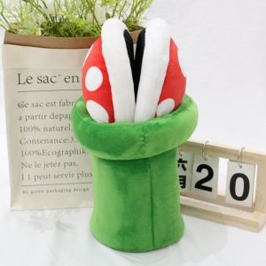 Cannibal Flower Cotton Slippers Cute Winter Stuffed Super Mary Mushroom Cotton Shoes Tube Desktop Decoration Womens Outwear Slippers