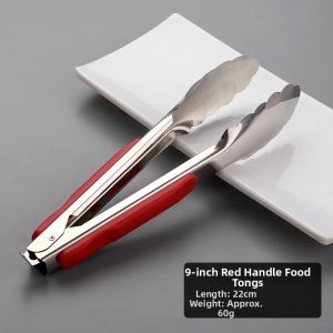 TAFUMAN | Heat Resistant Long Stainless Steel Food Tongs