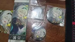 2024 Game Cartoon  Gift Bag Collection Toy Firefly Keychain  badge LOMO Card Postcard  Card birthday gift