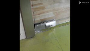 12mm Glass Door Floor Lock Stainless Steel Glass Door Floor Latch Heavy Duty Glass Door Lock