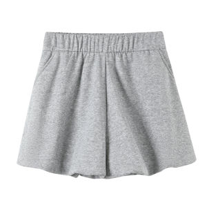 MiiOW | กางเกงขาสั้นสปอร์ตฤดูร้อนสำหรับผู้หญิง กางเกงขายาวทรงเอเอวสูง กางเกงขาสั้นทรงหัวใจบางๆ ทรงหลวม สไตล์ลำลอง กางเกงขายาวทรงหัวใจ