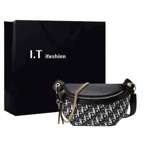 IT Female Canvas Bag Embroidered Dumpling Shape Crossbody Bag Fashionable Versatile High Aesthetic Value New 2025 Model