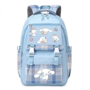 Tas Ransel Perempuan Tas Sekolah Anak Perempuan Karakter Cinnamorooll Combo Botol Raincover Termurah