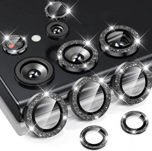 Kính Cường Lực Chống Lóa Diamond Glitter Dành Cho Samsung Galaxy S26 Ultra Plus Bảo Vệ Camera HD Trong Suốt Với Viền Kim Loại Tương Thích Với S24 S25