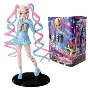 Bandai | 2 Kinds Needy Girl Overdose Anime Figure KAngel OMG kawaii Angel Action Figures Virtual Uploader PVC Collect Model Ornament Gift