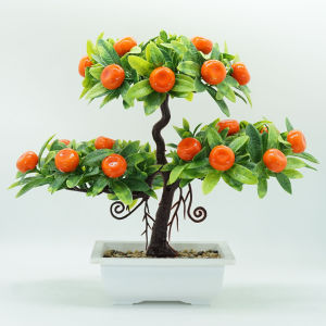 Trang Trí Nhà Cửa Bằng Hoa Nhựa Fruits Simulation Indoor Plant Potted Flower Home Decorations Fake Flowers Display Pieces