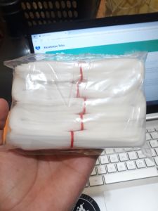 plastik pe ukuran 3x25 isi 500lembar(5ikat) plastik lilin plastik mambo (bayar ditempat)
