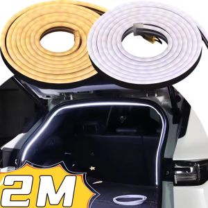 Lighting Ambient Lamp Strip Flexible LED Ambient White Warm Color Strip Cars Trunk Universal Silicone Interior Decorative Lights