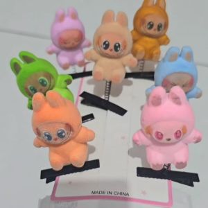 Jepit Rambut Bebek Goyang Jepitan Rambut Anak Lucu Karakter Labubu Hair Clip Monster