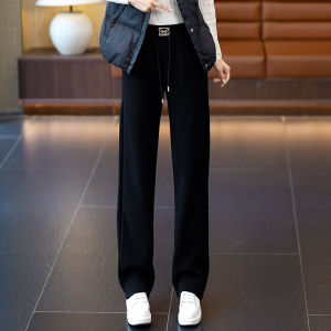 Fleece-lined Straight-Leg Pants Children Autumn and Winter Leisure Pants 2024 New Arrival Best Selling Thickened One to Get through Winter Narrow Version Loose Pants