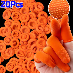 Cao su dùng một lần găng ngón tay đàn hồi cao Non-Slip chống tĩnh ngón tay găng tay bảo vệ ngành công nghiệp ngón tay Găng tay bán buôn