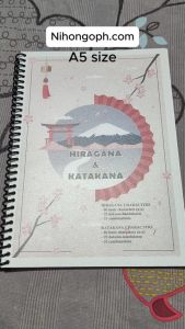 Hiragana and Katakana Practice Sheets (A - RYO) - A5 Size | Coilbind