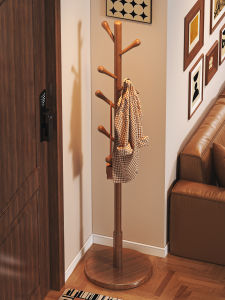 JIAJIESHI | Solid Wood Standing Coat Rack
