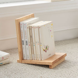 Creative Wooden Bookstand สําหรับโต๊ะ Simple ชั้นวางหนังสือสําหรับนักเรียน Ins สไตล์การออกแบบที่ไม่ซ้ํากันเครื่องมือจัดเก็บข้อมูลสําหรับอ่านหนังสือ
