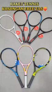 Raket Tenis Full Carbon Kosongan Racket Tennis Profesional Bonus Tas