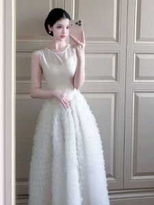CHANGTONG | Charming Elegant Summer Dress with Waist Shaping and Skirt Flare