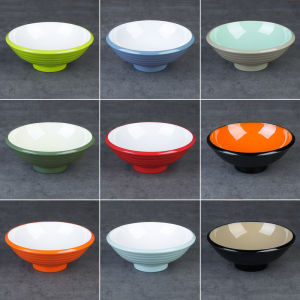 Commercial Use Plastic Miam Bowl for Noodles Spicy Hot Pot Restaurant Special round Shape Matte Finish Chinese Noodles Bowl