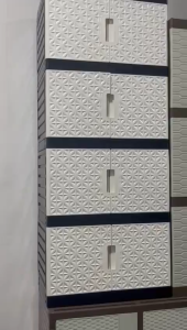 SCOOPY Lemari Pakaian/Lemari plastik SCOOPY 2 3 4 5 Susun MURAH Tempat Penyimpanan Baju Lemari Plastik