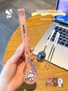 Stainless Steel Utensil Set for Portable Use