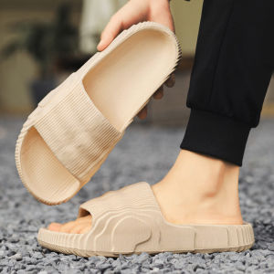 Camosi Coconut Mens Slippers Summer Trendy Anti-Slip Bathing Sandals Walking on Eggshell Sensation Summer Outdoor Beach Thick Heel