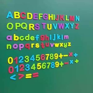 Magnetic Letters Numbers Alphabet ABC 123 Fridge Magnets Plastic Educational Preschool Learning Toy Set Uppercase Lowercase Math