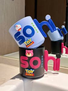 Cute Couple Toothbrushing Cups Creative Plastic Bathroom Tools for Students Children Men Women Home Oral Hygiene Accessories