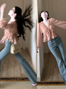 CHANGTONG | Chic French Style Beautiful Blouse Womens Shirt